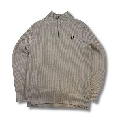 Lyle & Scott Zip-Pullover Beige (M)