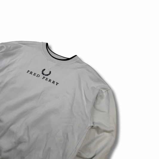 Fred Perry Pullover Weiß (M)