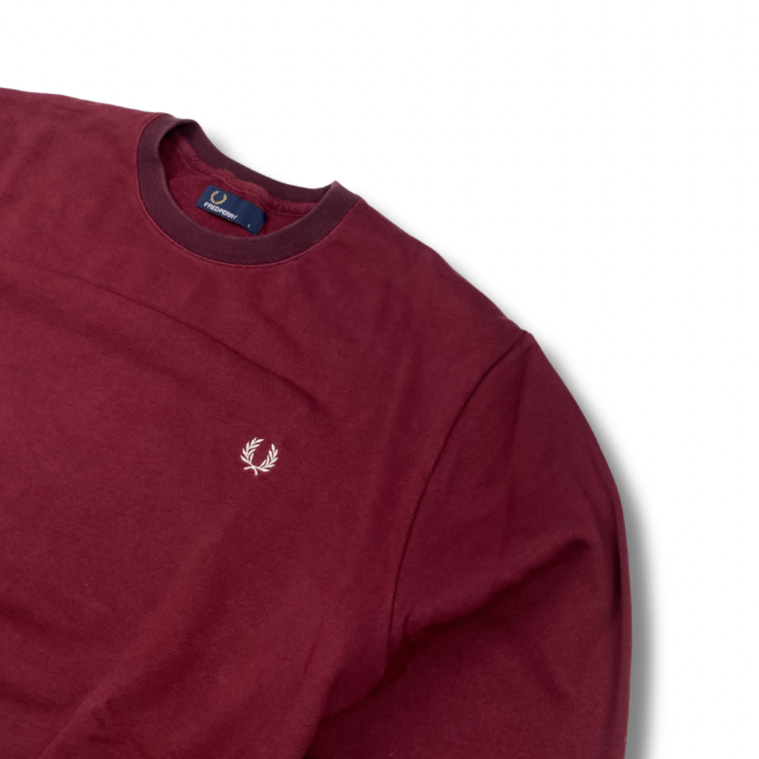 Fred Perry Pullover Rot (L)