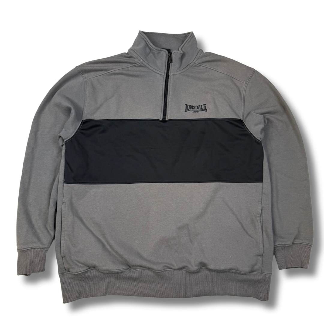 Lonsdale Half-Zip Grau (L)