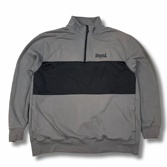 Lonsdale Half-Zip Grau (L)