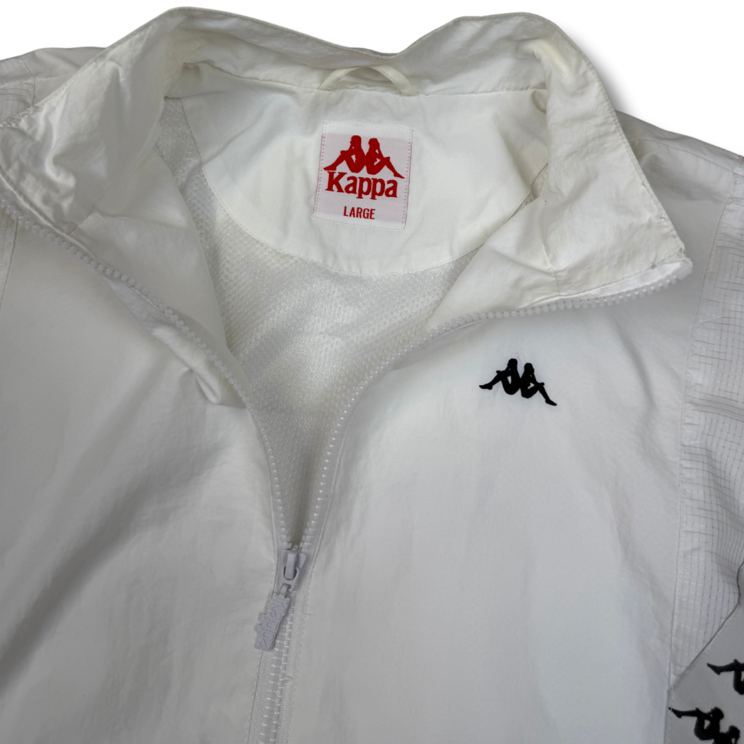 Kappa Trainingsjacke Weiß (L)