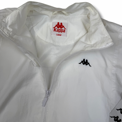 Kappa Trainingsjacke Weiß (L)