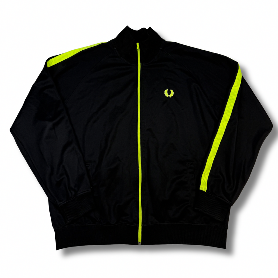 Fred Perry Trainingsjacke Schwarz (XL)