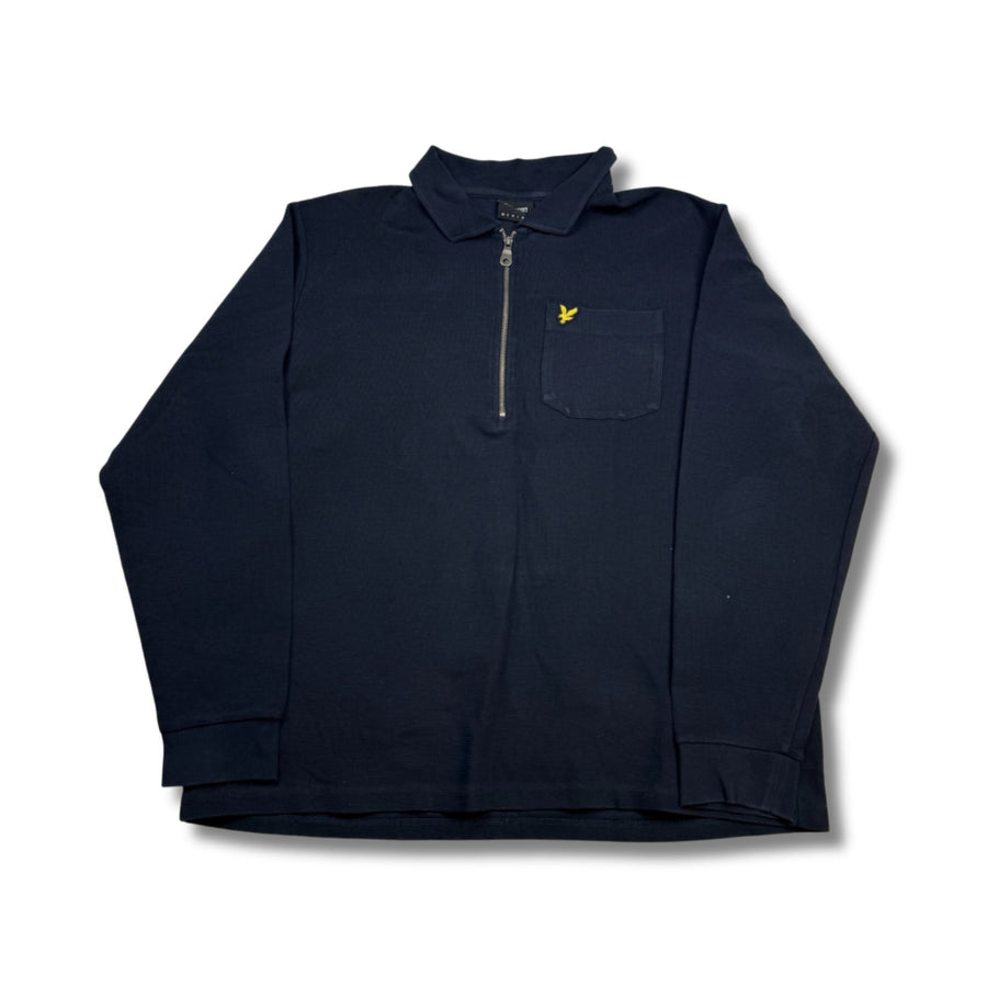 Lyle & Scott Quarter-Zip Navy Blau (XL)