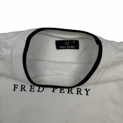Fred Perry Pullover Weiß (M)