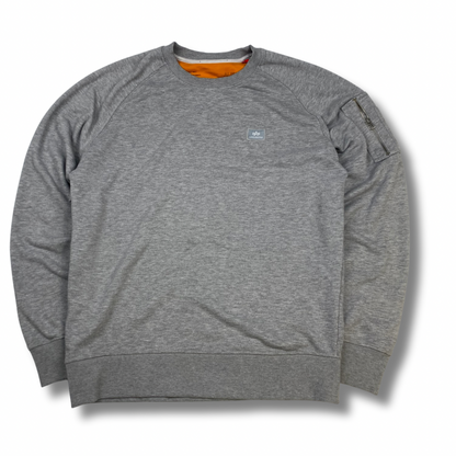 Alpha Industries Pullover Grau (M)