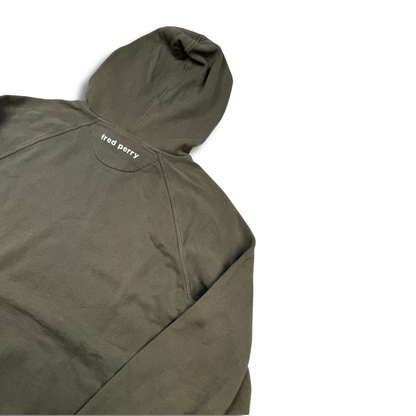 Fred Perry Hoodie Khaki (S)