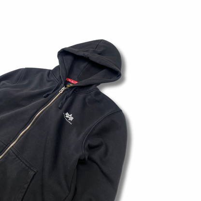 Alpha Industries Zip-Hoodie Schwarz (L)