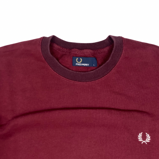 Fred Perry Pullover Rot (L)