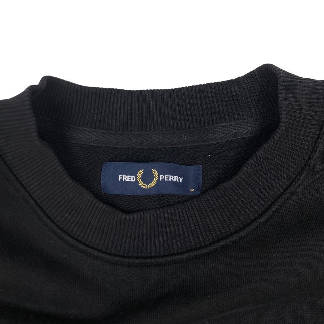 Fred Perry Pullover Schwarz (M)