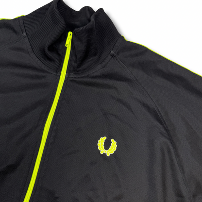 Fred Perry Trainingsjacke Schwarz (XL)