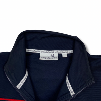 Sergio Tacchini Trainingsjacke Blau-Rot (L)