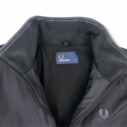 Fred Perry Jacke Schwarz-Navy (S)