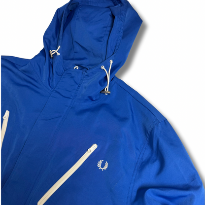 Fred Perry Parka Royalblau (M)