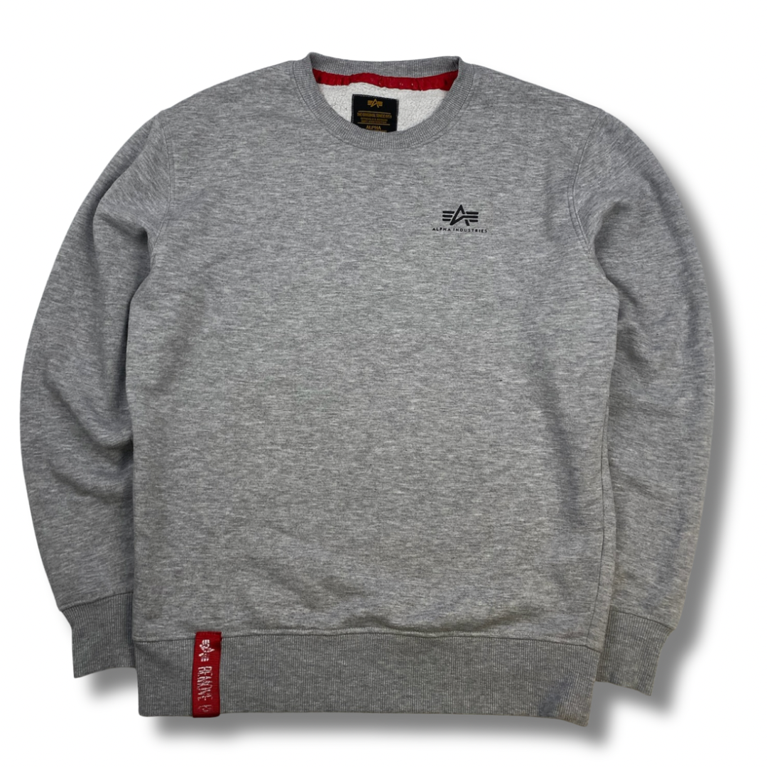 Alpha Industries Pullover Grau (S)