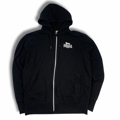 Lonsdale Zip-Hoodie Schwarz (L)