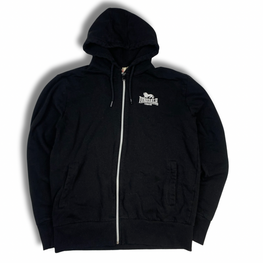 Lonsdale Zip-Hoodie Schwarz (L)