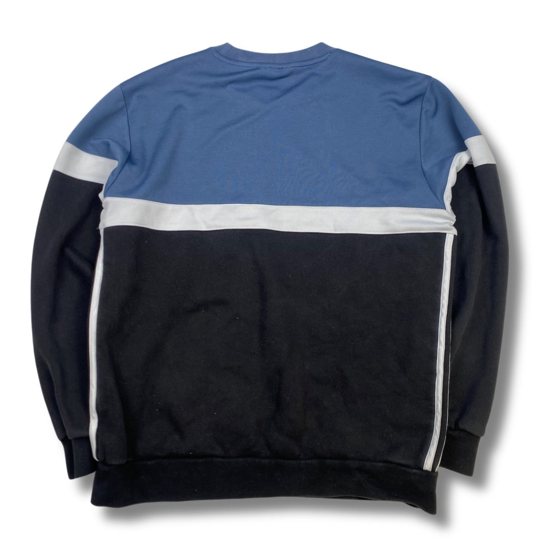 Adidas Retro Pullover Blau-Schwarz (S)