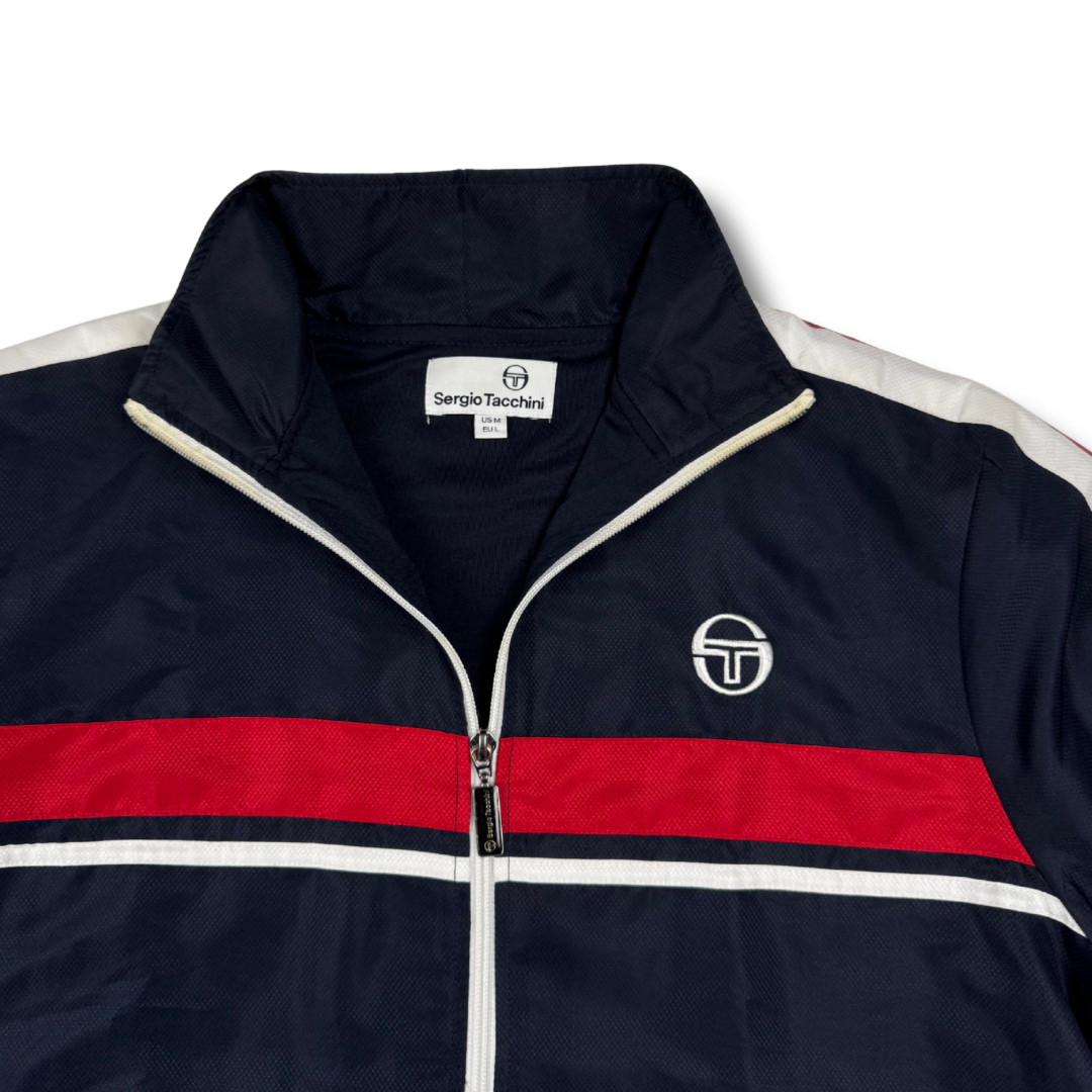 Sergio Tacchini Trainingsjacke Blau-Rot (M)