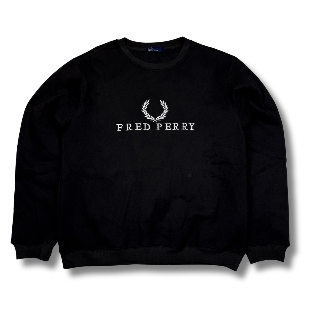 Fred Perry Pullover Schwarz (L)