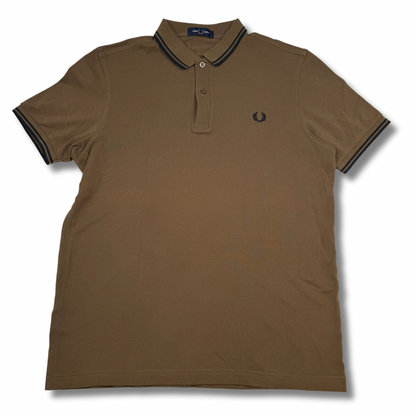 Fred Perry Poloshirt Braun (L)