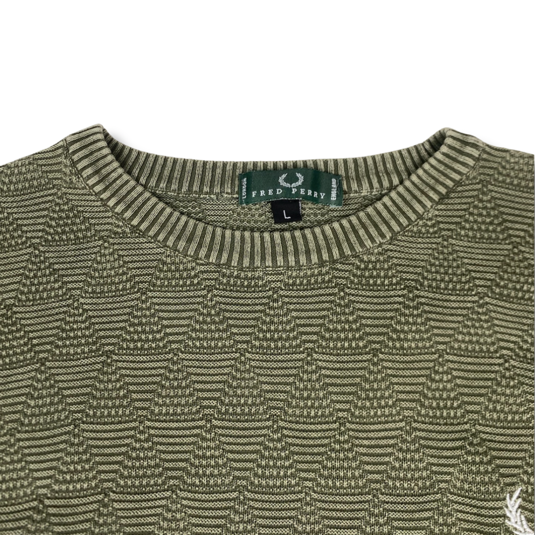 Fred Perry Pullover Khaki (L)