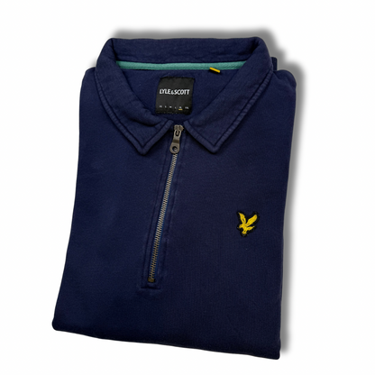 Lyle & Scott Quarter-Zip Navy (XL)