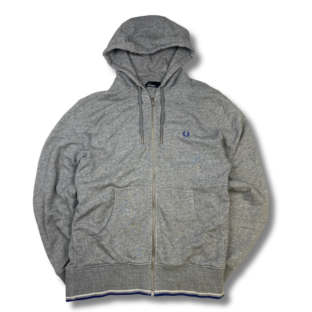 Fred Perry Zip-Hoodie Grau (M)