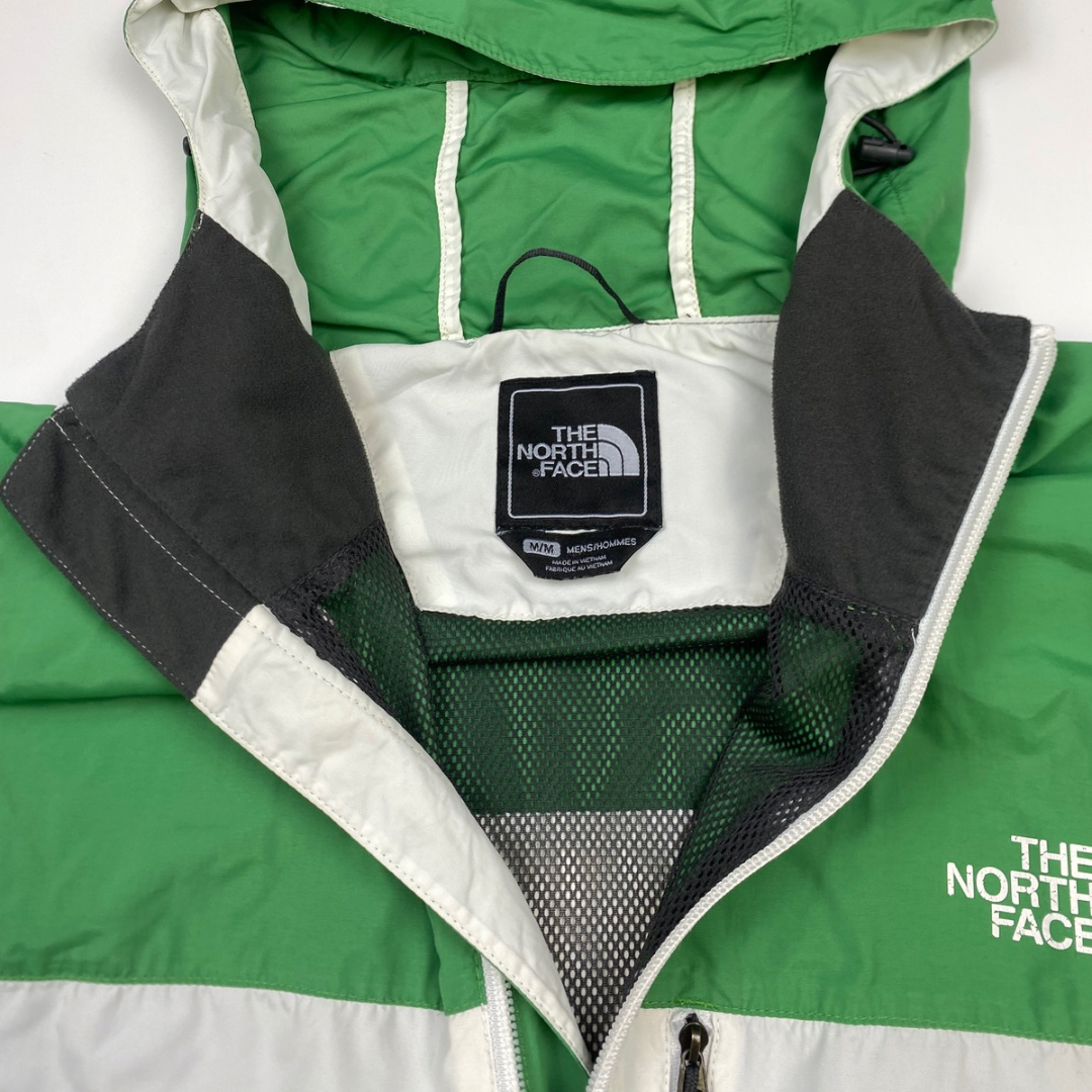 The North Face Windbreaker Weiß-Grün (M)