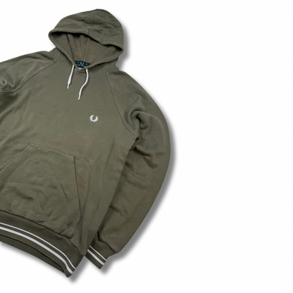 Fred Perry Hoodie Khaki (S)