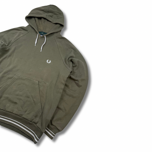 Fred Perry Hoodie Khaki (S)