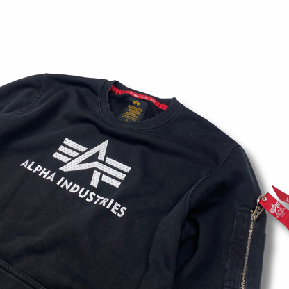 Alpha Industries Pullover Schwarz (L)