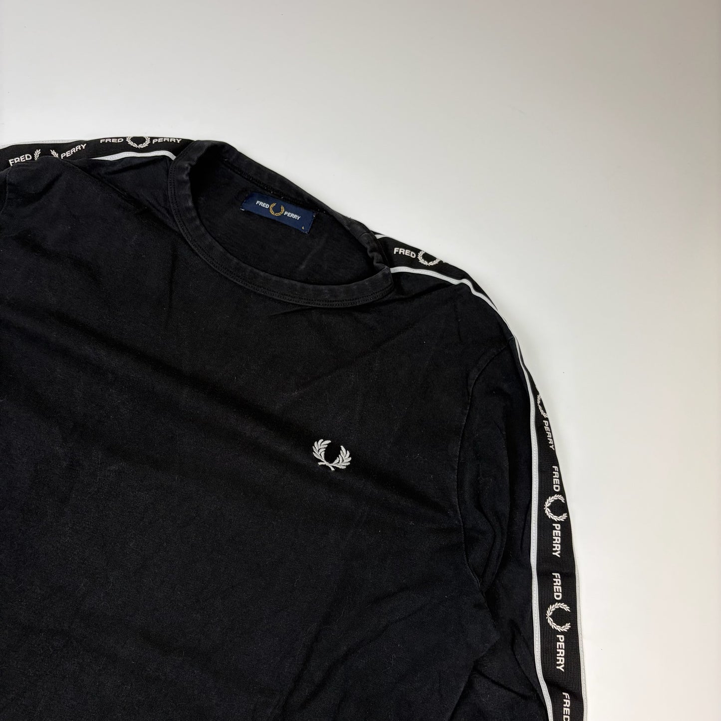 Fred Perry Pullover Schwarz (L)