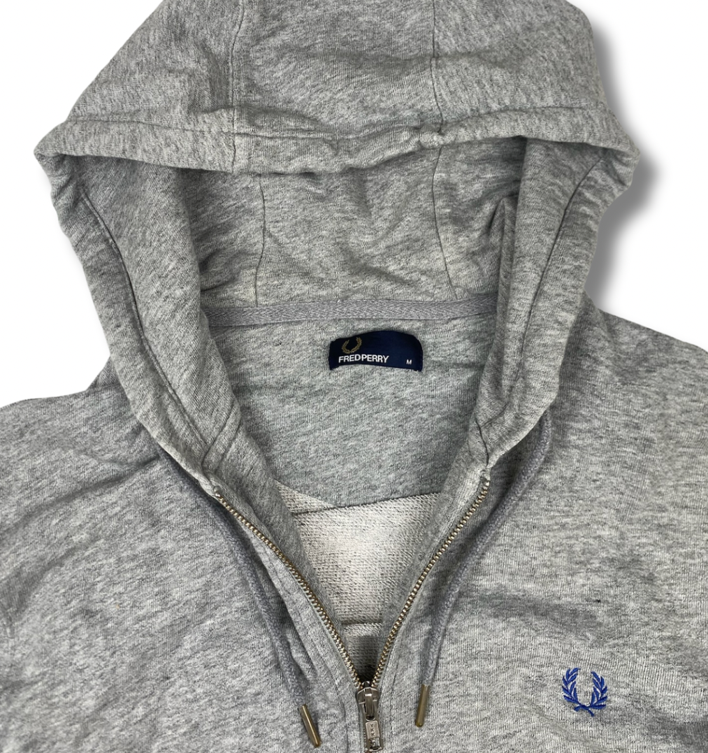 Fred Perry Zip-Hoodie Grau (M)