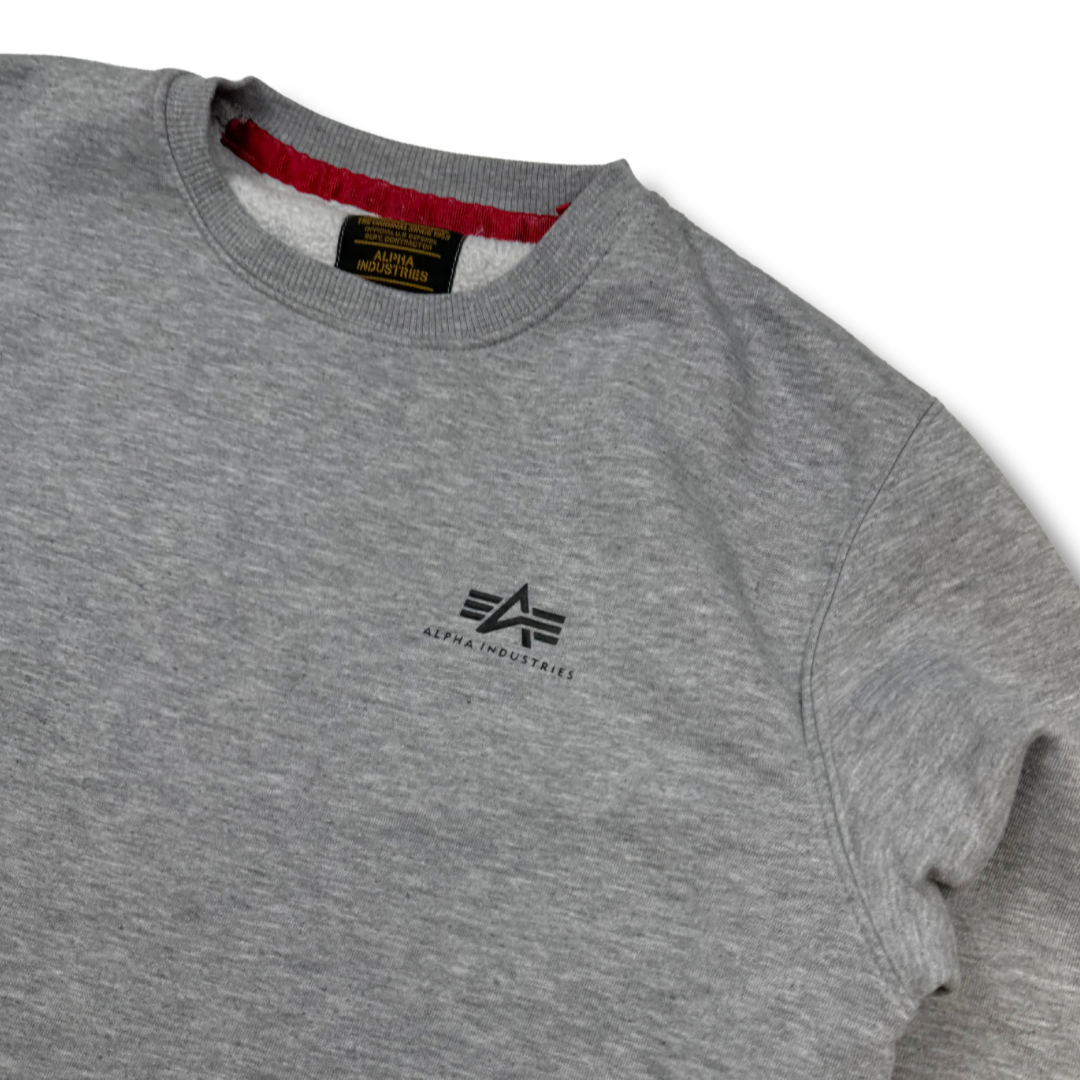 Alpha Industries Pullover Grau (M)