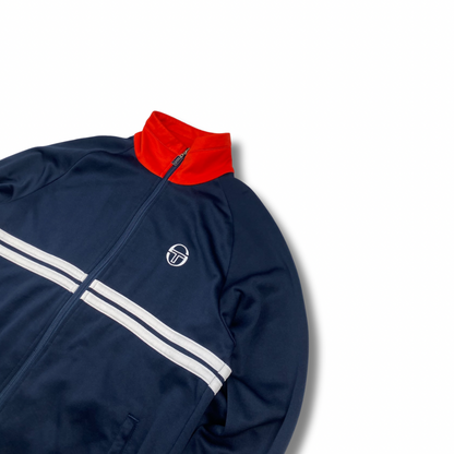 Sergio Tacchini Trainingsjacke Blau-Rot (M)