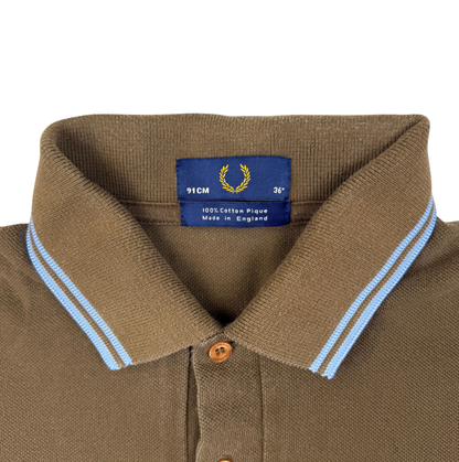 Fred Perry Poloshirt Braun (S)
