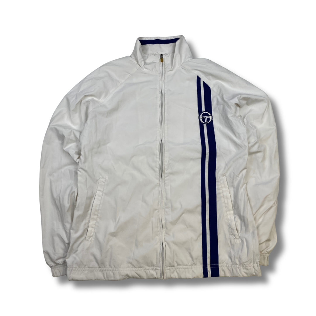 Sergio Tacchini Trainingsjacke Schwarz-Weiß (L)