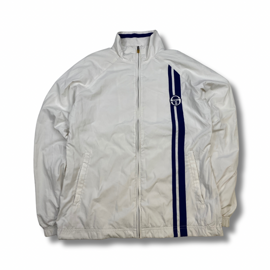 Sergio Tacchini Trainingsjacke Schwarz-Weiß (L)