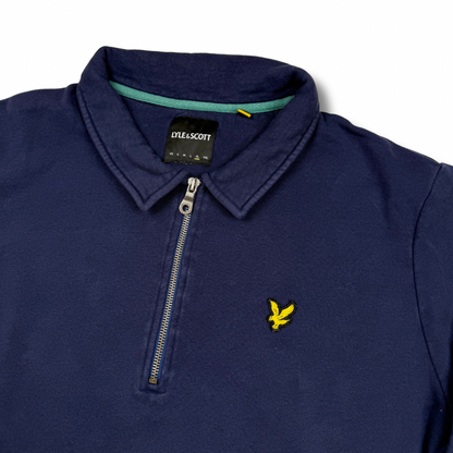 Lyle & Scott Quarter-Zip Navy (XL)