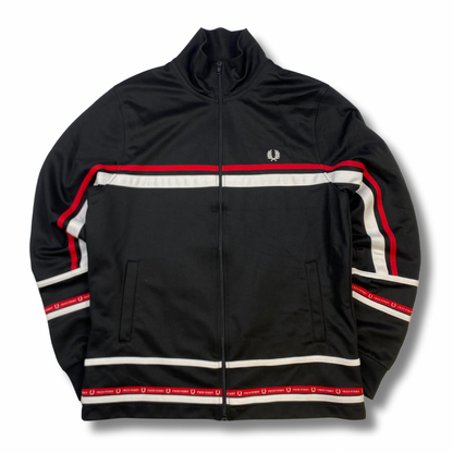 Fred Perry Trainingsjacke Schwarz (M)
