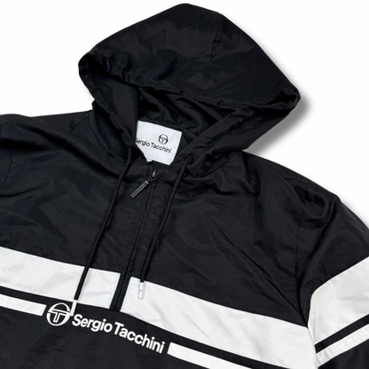 Sergio Tacchini Windbreaker Schwarz-Weiß (XL)