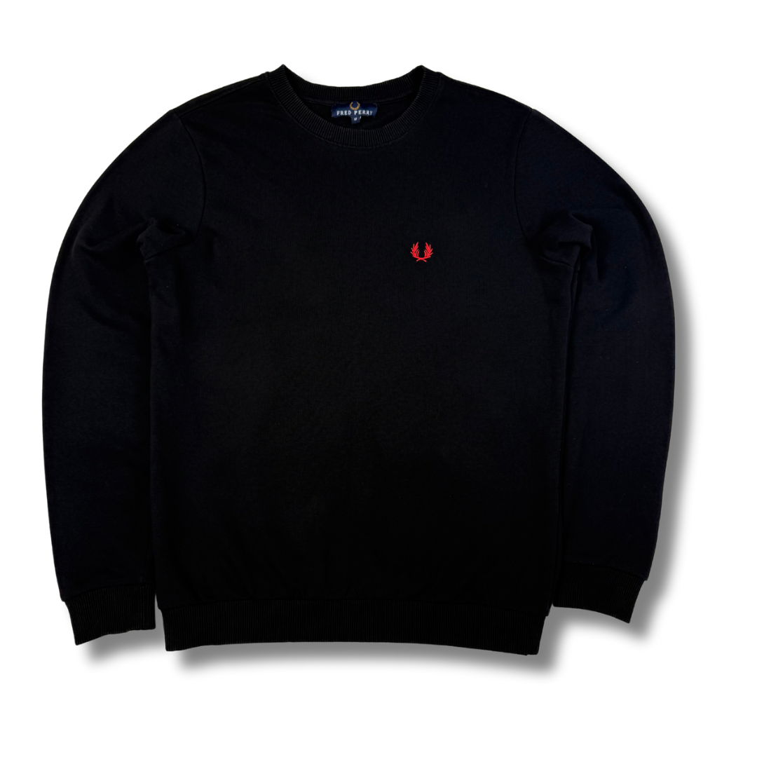Fred Perry Pullover Schwarz (M)