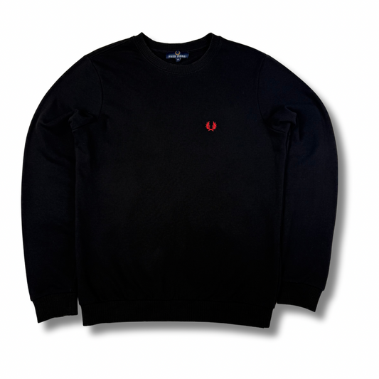 Fred Perry Pullover Schwarz (M)