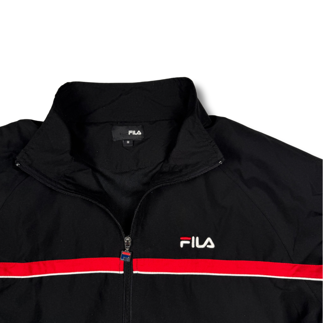 Fila Trainingsjacke Schwarz-Rot (M)