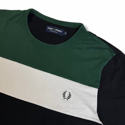 Fred Perry T-Shirt Schwarz-Grün (M)