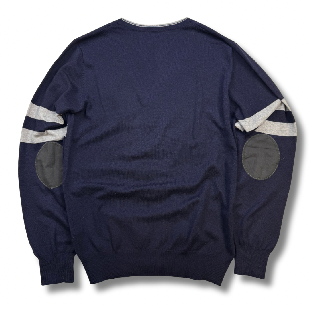 Fred Perry Cardigan mit Ellbogen-Patch (S)