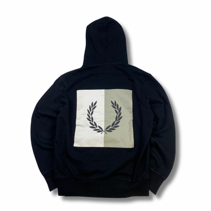Fred Perry Backprint Pullover Schwarz (S)