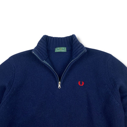 Fred Perry Quarter-Zip Navy (XL)